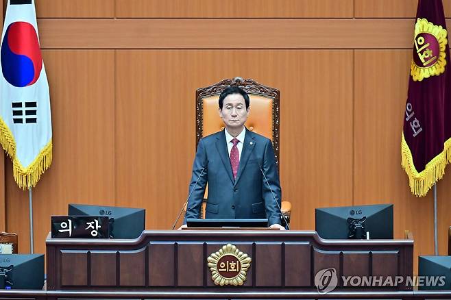 강무길 부산시의회 의장 [부산시의회 제공. 재판매 및 DB 금지]